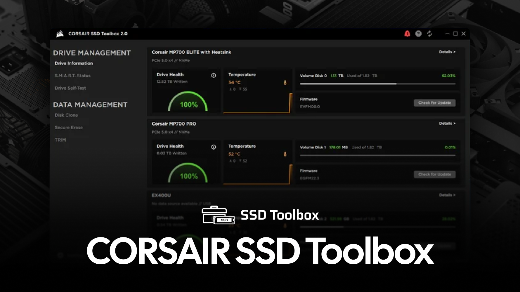 CORSAIR SSD Toolbox v2